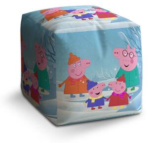 Sablio Taburet Cube Prasiatko Pepina Rodina - 40x40x40 cm