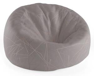 Sablio Sedací vak Cocoon Trojuholníková abstrakcia - 75 x 45 x 35 cm