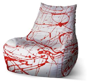 Sablio Sedací vak Bean Krvavé škvrny - 60 x 70 x 70 cm