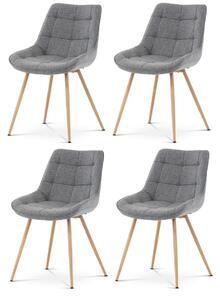 Sada jedálenských stoličiek CT-394 GREY2, 4 ks