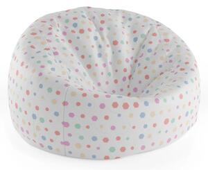 Sablio Sedací vak Cocoon Rôznofarebné bodky - 75 x 45 x 35 cm