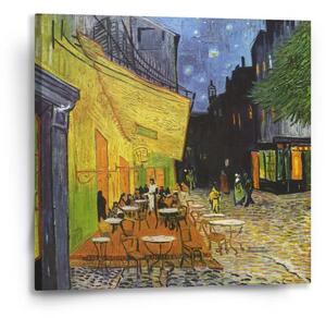 Sablio Obraz Terasa kaviarne v noci - Vincent van Gogh - 50x50 cm