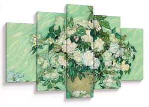 Obraz - Vincent van Gogh, Roses, reprodukcia (150x105 cm)