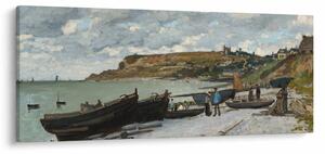 Obraz - Claude Monet, Sainte Adresse, reprodukcia (120x50 cm)