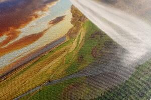 Obraz majestátny vodopád na Islande - 100x50