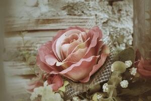 Samolepiaca fototapeta elegantná vintage ruža - 225x150