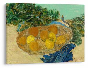 Obraz - Vincent van Gogh, Still Life of Oranges and Lemons with Blue Gloves, reprodukcia (70x50 cm)