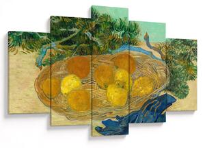Obraz - Vincent van Gogh, Still Life of Oranges and Lemons with Blue Gloves, reprodukcia (150x105 cm)
