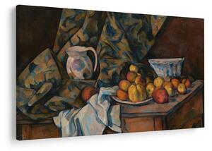 Obraz - Paul Cézanne, Still Life with Apples and Peaches, reprodukcia (90x60 cm)