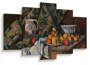 Obraz - Paul Cézanne, Still Life with Apples and Peaches, reprodukcia (150x105 cm)