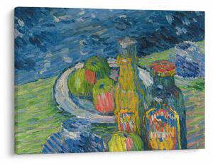 Obraz - Alexej von Jawlensky, Still Life with Bottles and Fruit, reprodukcia (70x50 cm)