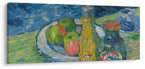 Obraz - Alexej von Jawlensky, Still Life with Bottles and Fruit, reprodukcia (120x50 cm)