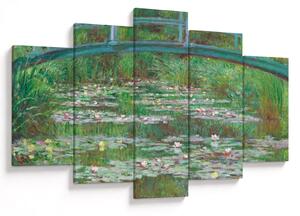 Obraz - Claude Monet, The Japanese Footbridge, reprodukcia (150x105 cm)