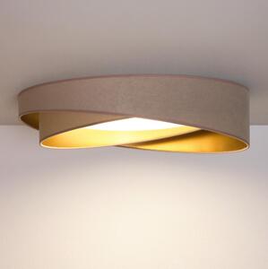 BRILAGI- LED stropné svietidlo VELVET TWIST LED/24W/230V 4000K pr. 55 cm béžová/zlatá