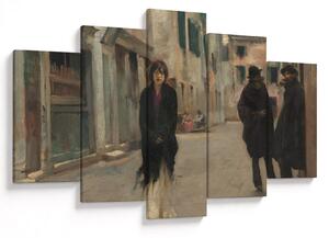 Obraz - John Singer Sargent, Street in Venice, reprodukcia (150x105 cm)