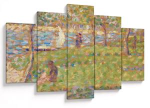 Obraz - Georges Seurat, Study for "La Grande Jatte", reprodukcia (150x105 cm)