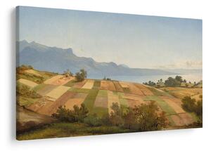 Obraz - Alexandre Calame, Swiss Landscape, reprodukcia (90x60 cm)