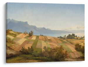 Obraz - Alexandre Calame, Swiss Landscape, reprodukcia (70x50 cm)