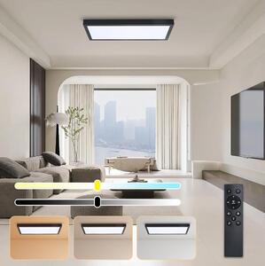 Brilagi - LED stmievateľné svietidlo FRAME SMART LED/30W/230V čierne IP44 + diaľkové ovládanie