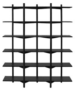 Policová zostava Zig Zag High, Black – Hem