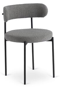 Jedálenská stolička TULSA sivá boucle baraner