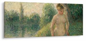 Obraz - Camille Pissarro, The Bather, reprodukcia (120x50 cm)