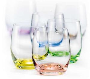 Crystalex Farebné poháre Club Rainbow 300 ml, 6 ks