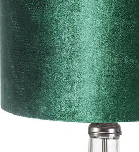 Stolná lampa Kim 32x32x61 cm tmavozelená