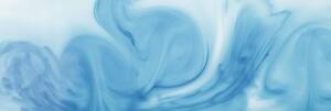 Obraz nádherná modrá abstrakcia - 150x50
