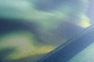Obraz polárna žiara nad oceánom - 120x40