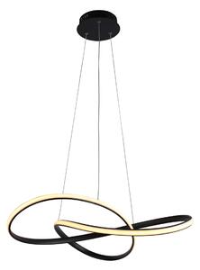 Italux PND-19221-BK LED závesné stropné svietidlo Consa | 40W LED | 3400lm | 3000K
