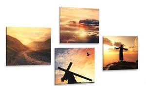 Set obrazov harmónia nebeského kráľovstva - 4x 40x40