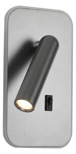 Italux WL-83957-1-GR LED bodové nástenné svietidlo Doria | 8W LED | 559lm | 3000K