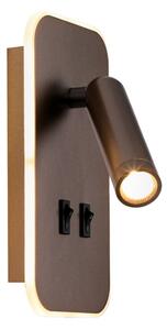 Italux WL-83957-1-GD LED bodové nástenné svietidlo Doria | 8W LED | 559lm | 3000K