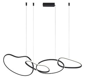 Italux PND-22412-S4-BK LED závesné stropné svietidlo Fonte | 60W LED | 5300lm | 3000-6000K