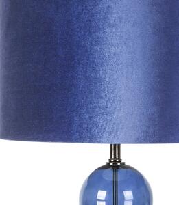 Stojacia lampa Iris (fi) 46x46x157 cm námornícka modrá
