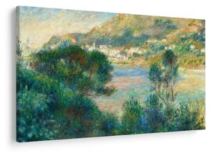 Obraz - Auguste Renoir, View of Monte Carlo from Cap Martin, reprodukcia (90x60 cm)
