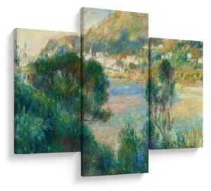 Obraz - Auguste Renoir, View of Monte Carlo from Cap Martin, reprodukcia (90x60 cm)