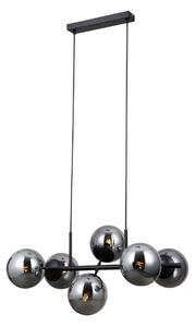 Italux PND-1098-6-BK závesné stropné svietidlo Molite E14