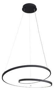 Italux PND-21692-M-BK LED závesné stropné svietidlo Reina | 40W LED | 2600lm | 3000-6000K
