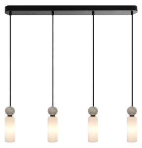Italux PND-95331-4-BK závesné stropné svietidlo Santos G9