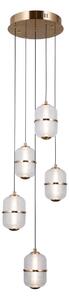 Italux PND-34375-5-HBR LED závesné stropné svietidlo Alani | 28W LED | 2184lm | 3000K