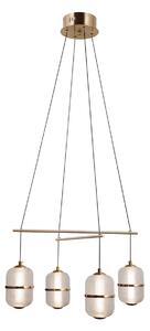 Italux PND-34375-4-HBR LED závesné stropné svietidlo Alani | 24W LED | 1931lm | 3000K