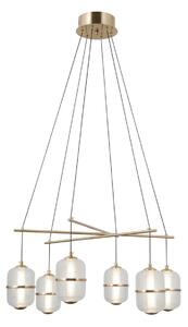 Italux PND-34375-6-HBR LED závesné stropné svietidlo Alani | 32W LED | 2496lm | 3000K