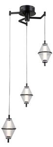 Italux PND-34395-3-BK LED závesné stropné svietidlo Fuente | 15W LED | 1108lm | 3000K