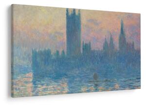 Obraz - Claude Monet, The Houses of Parliament, Sunset, reprodukcia (90x60 cm)