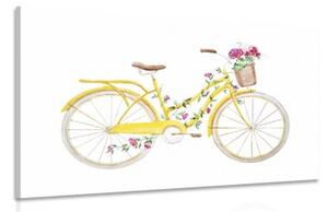 Obraz ilustrácia retro bicykla - 120x80