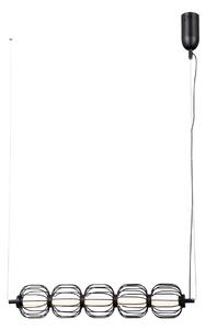 Italux PND-34405-5-BK LED závesné stropné svietidlo Pedro | 20W LED | 793lm | 3000K