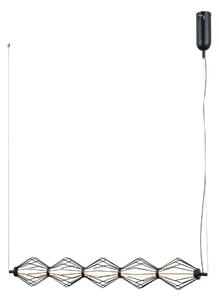 Italux PND-34403-5-BK LED závesné stropné svietidlo Sevil | 25W LED | 1288lm | 3000K
