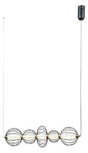 Italux PND-344221-5-BK LED závesné stropné svietidlo Rabel | 18W LED | 1116lm | 3000K